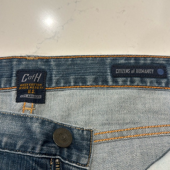 Citizens of humanity SID size 34 men’s jeans stretch distressed - Picture 1 of 5